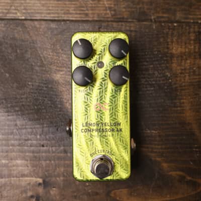 Reverb.com listing, price, conditions, and images for one-control-lemon-yellow-compressor