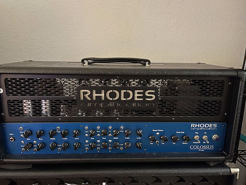 Rhodes/KSR Amplification Colossus H100 2013 Blue/Black Reverb