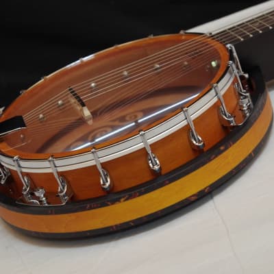 LUNA BGB Celtic 6-string Bluegrass Resonator BANJITAR banjo GUITAR new w/ CASE image 4