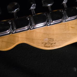 Fender 2004 Masterbuilt John English Telecaster Thinline - Pine/Leather image 16