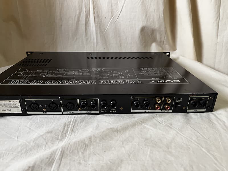 Sony MU-R201 2ch Reverberator Digital Reverb Pro Audio