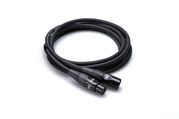 Hosa HMIC-025 25' Pro Series XLRF to XLRM Microphone Cable image 1