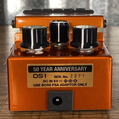 Boss DS-1B50A 50th Anniversary DS-1 Distortion Guitar Effect Pedal image 5