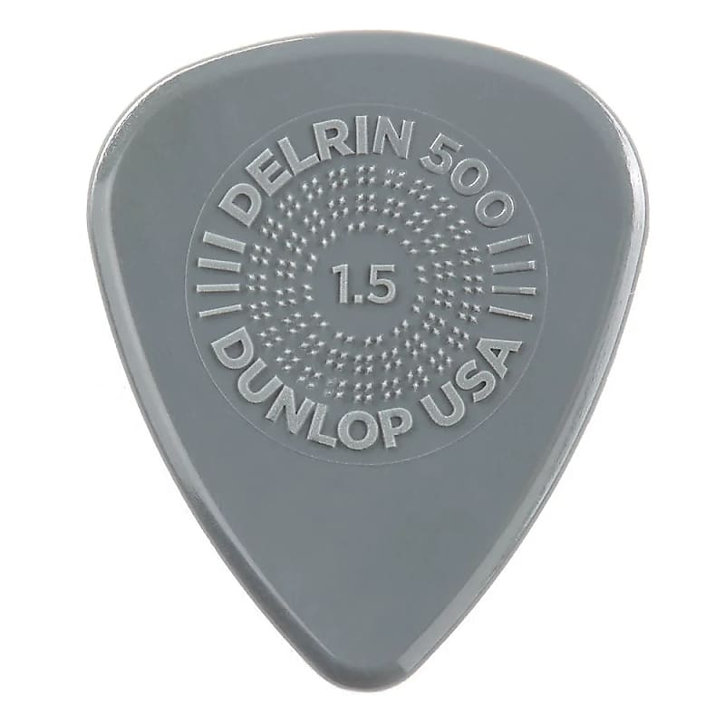 Dunlop 450P150 Prime Grip Delrin 500 1.5mm Guitar Picks (12-Pack) image 1