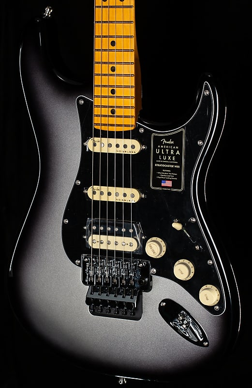 Fender Ultra Luxe Stratocaster Floyd Rose HSS Maple Fingerboard Silverburst (854) image 1