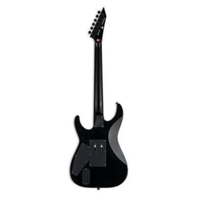 ESP LTD Kirk Hammett Signature KH-WZ White Zombie Electric Guitar (Black with Graphic) image 2