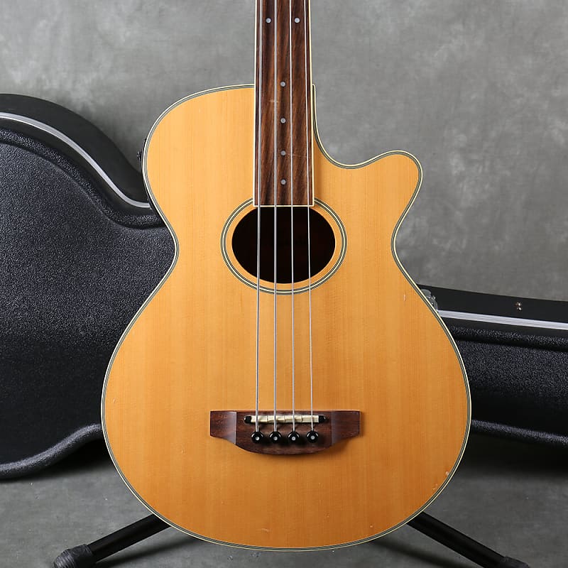 Crafter BA400EQ Fretless Acoustic Bass Hard Case 2nd Reverb