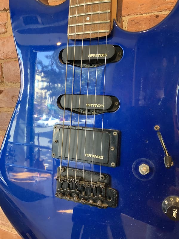 Fernandes The Function SSH-40 SuperStrat 1980's-1990's Blue