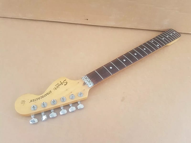 1983 SQUIER by FENDER STRATOCASTER NECK - FLOYD READY | Reverb