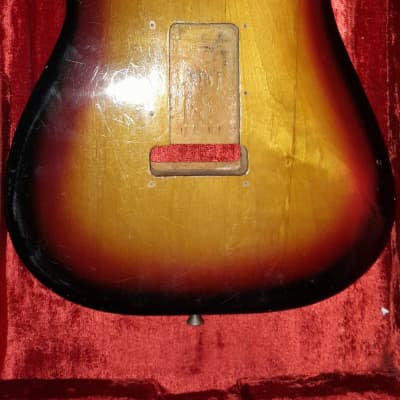 Fender Stratocaster 1963 Body sunburst factory refin image 17
