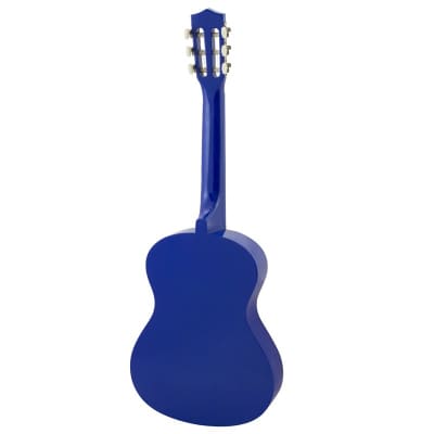 Tiger CLG4 Classical Guitar Starter Pack, 3/4 Size, Blue, Left Handed image 5