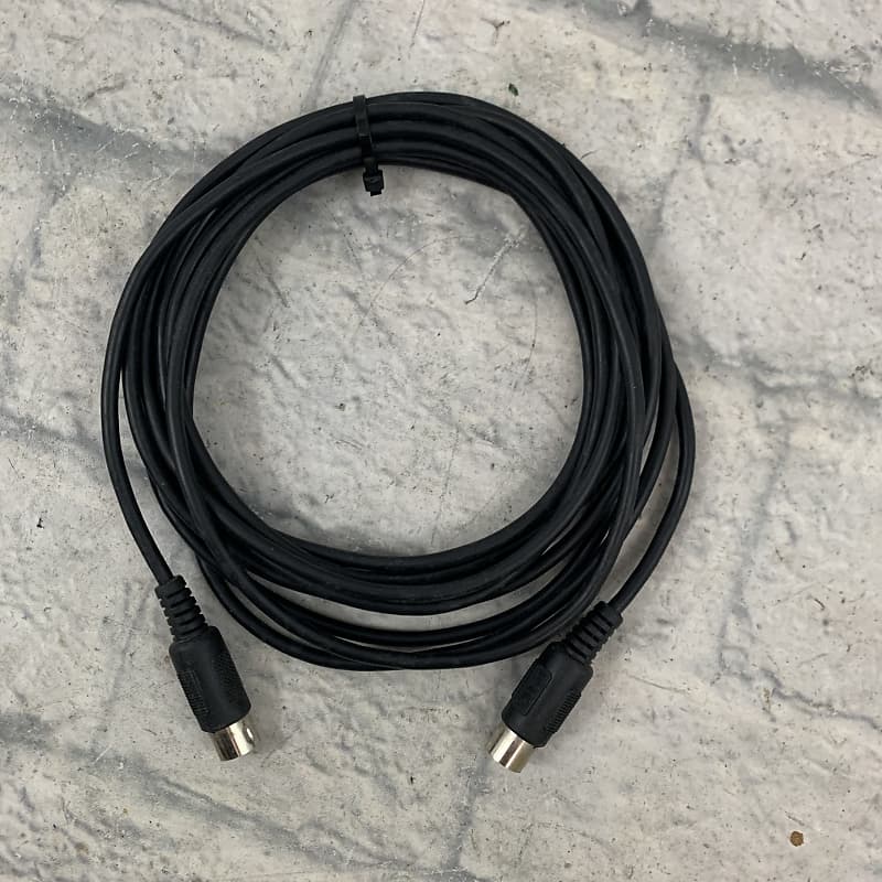 Hosa MIDI Cable 14ft Black Reverb