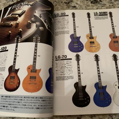 Greco Guitar Catalog 90's Iceman, Mirage Grand Prix Wild Pecker M