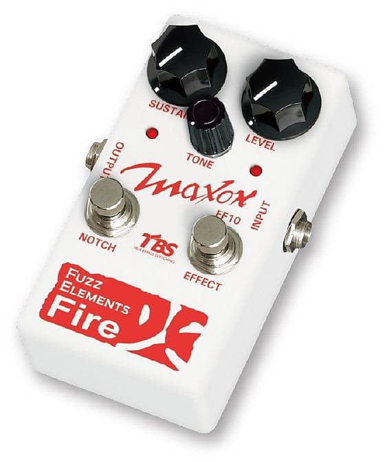 Maxon FF10 Fuzz Elements Fire guitar effect pedal image 1
