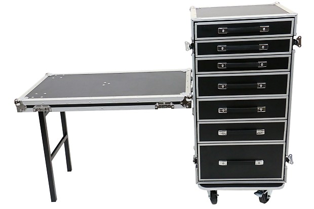 OSP PRO-WORK ATA Utility Case w/ 7 Drawers and Table image 1