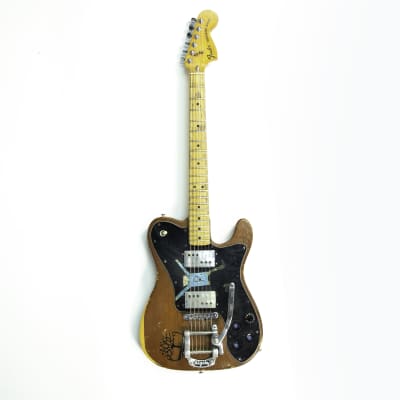 Fender Mocha Telecaster Deluxe Electric Guitar Owned by Sonic Youth image 1