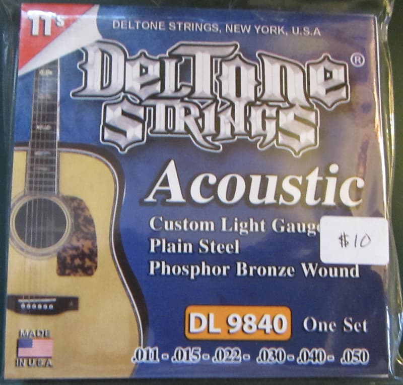 Deltone Acoustic guitar strings 2010 s Reverb