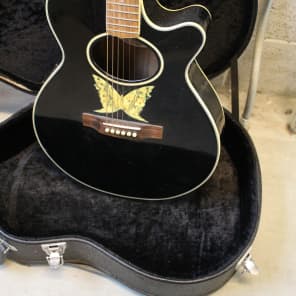 Epiphone EO 2EB Electric Acoustic Guitar Butterfly image 1