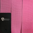 Levy's x Shuffield Music Pink Woven Poly 2" Guitar Strap w/ Leather Ends