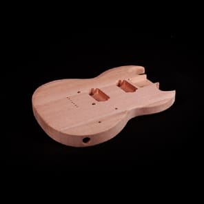 DIY Electric Guitar Kit SG Style 7 String Mahogany Bolt-On Neck image 2