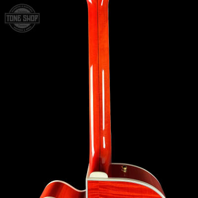 Mint Gretsch G6120TGFM Players Edition Nashville Orange Stain w/case image 11