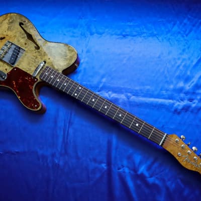 Fender Custom Shop Artisan Buckeye Burl Double Esquire Thinline NOS NAMM Limited Edition NEW 2020 image 7