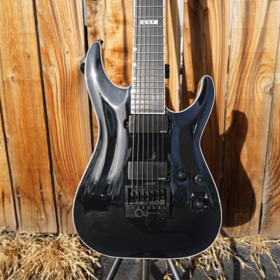 ESP LTD E-II Horizon NT-7 Evertune Black 7-String Electric Guitar w/ Case (2024) image 6