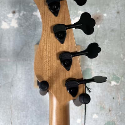 Mint Sadowsky MetroLine Limited Edition Masterbuilt M/J Bass 2024 - Marbled Padouk top with Okoume body image 7