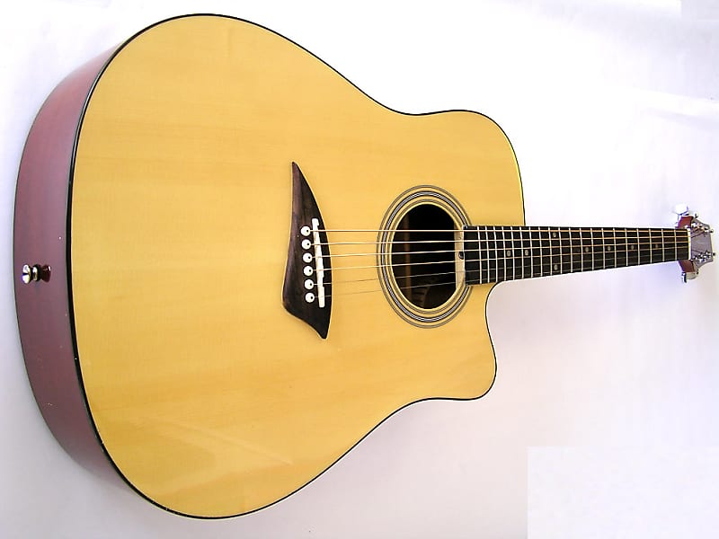 Kona Pro Cutaway Acoustic Guitar - Gloss Finish image 1