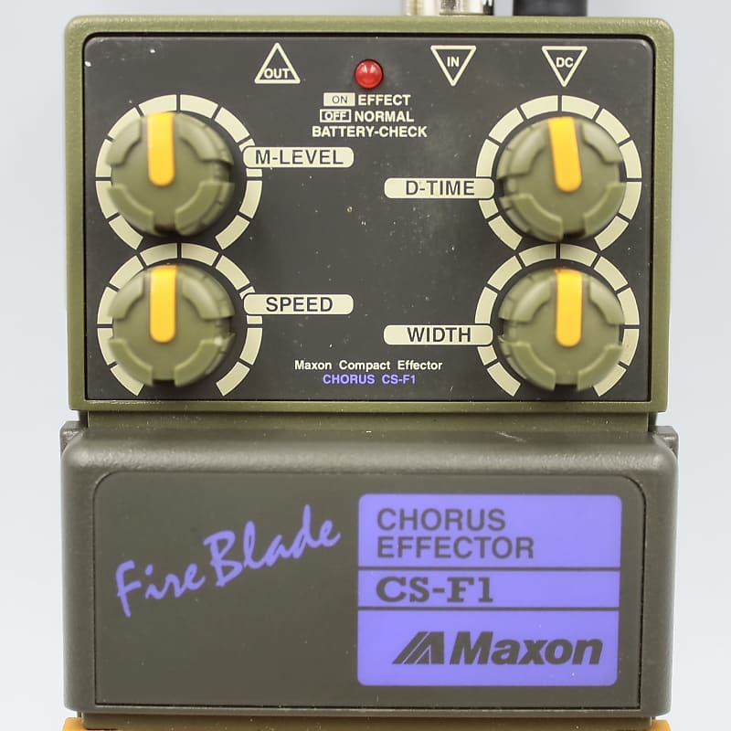 お見舞い Maxon Effect Guitar Japan in Made Blade Fire Chorus CS-F1 ギター