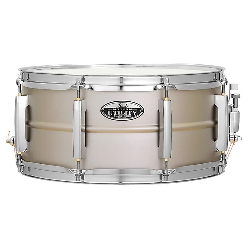 Pearl MUS1465S/C Modern Utility 14x6.5" Beaded Steel Snare Drum image 1