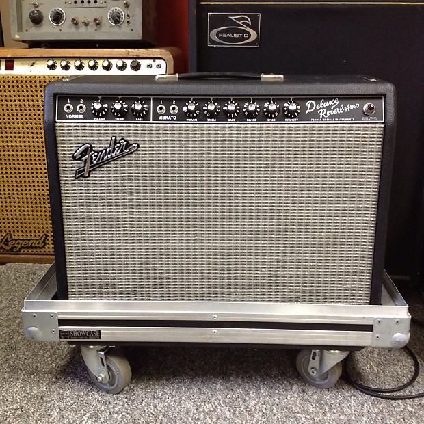 Fender '65 Deluxe Reverb Reissue Tube Amp with Road Case - Price Drop image 1