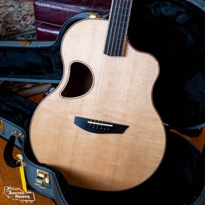 McPherson MG 4.5 Custom Sitka/Flamed Honduran Mahogany Cutaway Acoustic Guitar w/ LR Baggs Pickup #2707 image 2