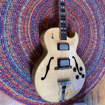 Carlo Robelli ES-175 copy same build as Ibanez 2355m early to mid 70s  - Natural image 2