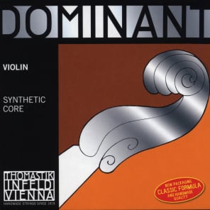 Thomastik-Infeld 129MS 3/4 Dominant Stainless Steel Loop End 3/4 Violin String - E (Medium)