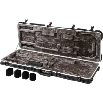 Ibanez MRB500C Road Tour Molded Hard Shell Case for Electric Bass Guitars | Protects Your Guitar From Scratches and Dents | Great for Traveling and Storing Your Guitar, Black image 2