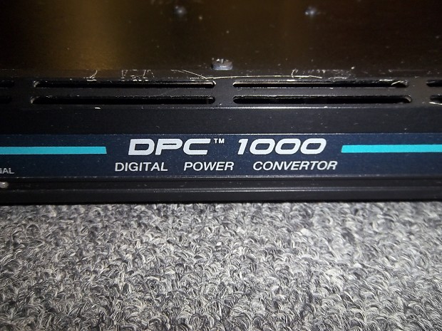 PEAVEY DPC750 DPC 750 DIGITAL POWER AMP, AMPLIFIER, 1U, FOR