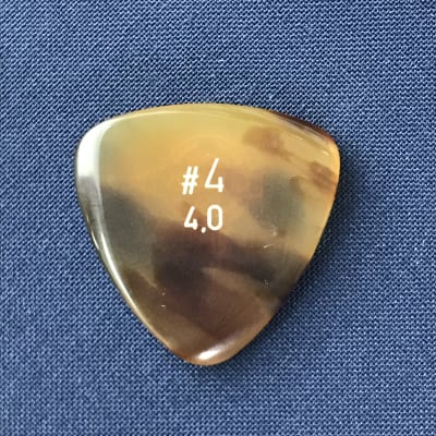 DjangoGuitars #4 "Large Triangle" 4.0mm Gypsy Jazz Pick (Vintage Galalith) image 2