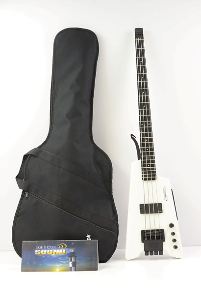 Steinberger Synapse XS-1FPA 4-String Bass Guitar - White w/ Gig Bag