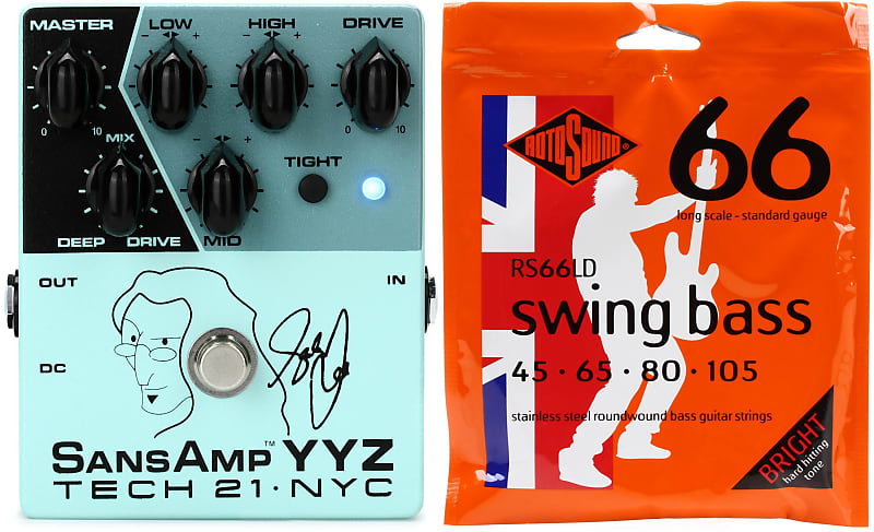 Tech21 Geddy Lee Signature SansAmp Bass Guitar Pedal w/ Box - Used