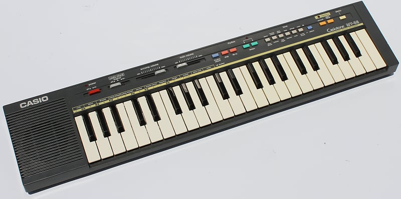 Vintage 80s Casio MT 55 MT55 Keyboard Keyboard Synthesizer Synth LoFi w Drum Sounds Reverb