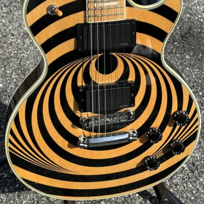 2012 Gibson Zakk Wylde Signature Vertigo Les Paul Custom W/OHSC Maple Fretboard BLS image 3