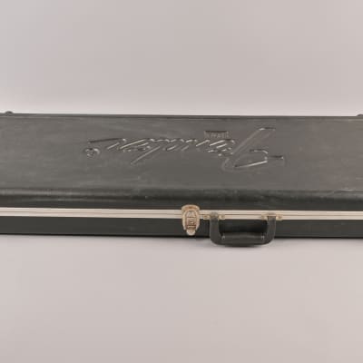 1977 1978 1979 1980 1981 Vintage Fender Stratocaster Telecaster Molded Plastic Guitar Black CASE USA 1970s image 5