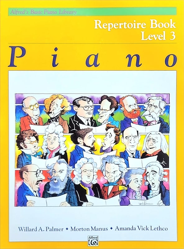 alfred's basic piano library repertoire book level 3