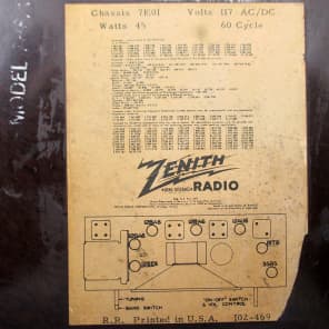 Zenith 7H820 AM/FM Radio - 1948 image 11