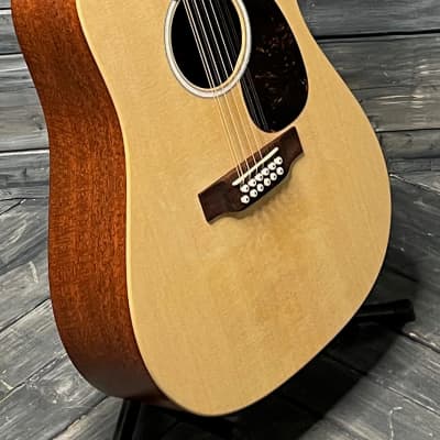 Martin D-X2E 12 String X- Series Acoustic Electric Guitar- Natural image 3