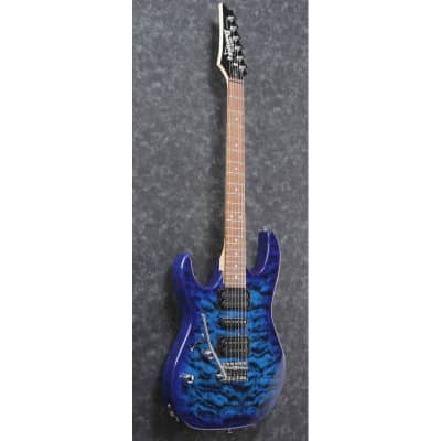 IBANEZ - GRX70QAL GIO TRANSPARENT BLUE BURST - Guitare électrique 6 cordes gaucher image 3