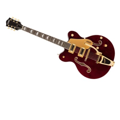 G5422TG Electromatic® Classic Hollow Body Double-Cut with Bigsby® and Gold  Hardware, Laurel Fingerboard, Walnut Stain - Showtime Music