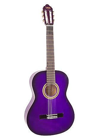Valencia VC102PPS 100 Series 1 2 Size Classical Guitar Purple Sunburst Reverb