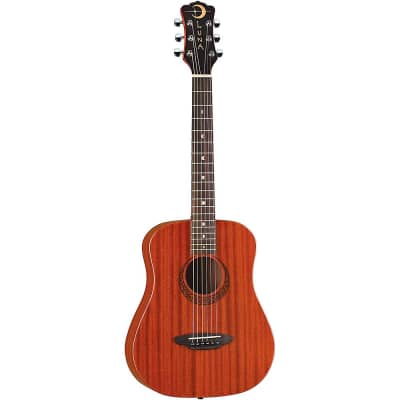 Luna Guitars Limited Safari Muse Mahogany 3/4 Size Acoustic Guitar Natural image 3